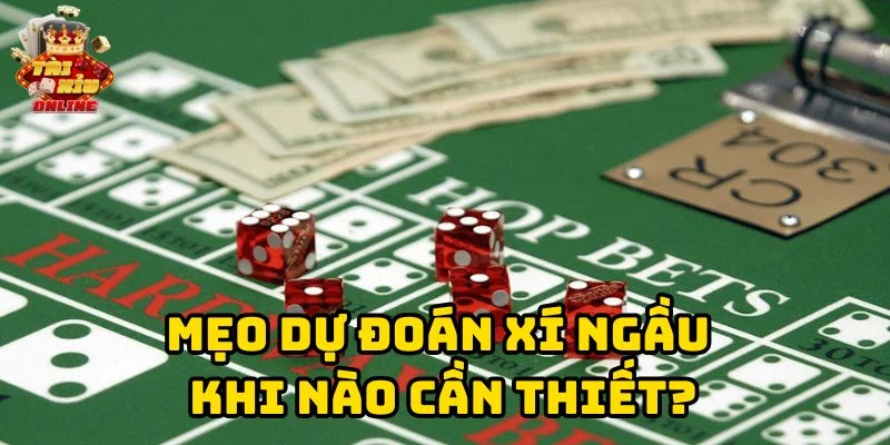 Mẹo Dự Đoán Xí Ngầu khi nào cần thiết?